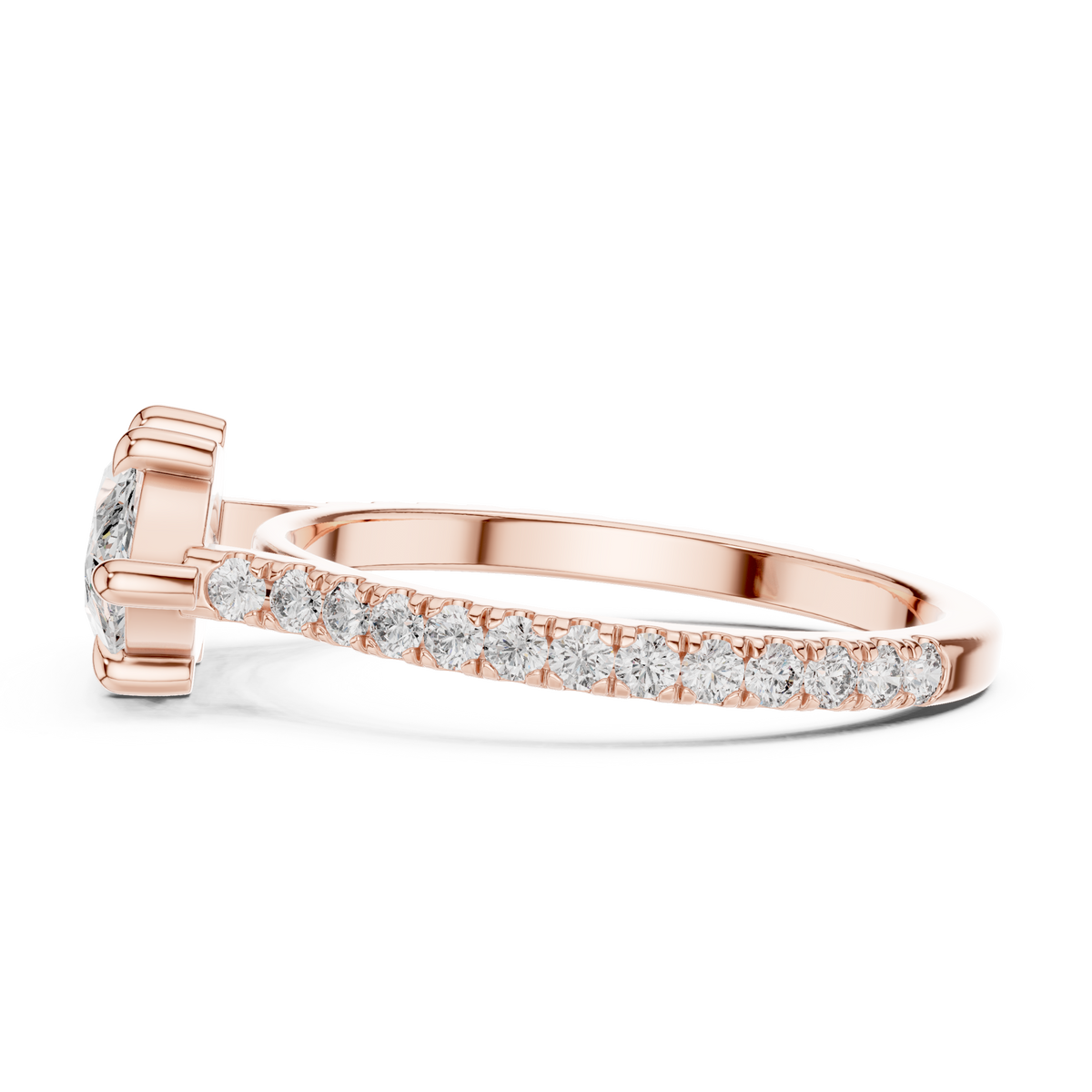 1.50 Carat Marquise Lab Diamond Solitaire Ring On Hand