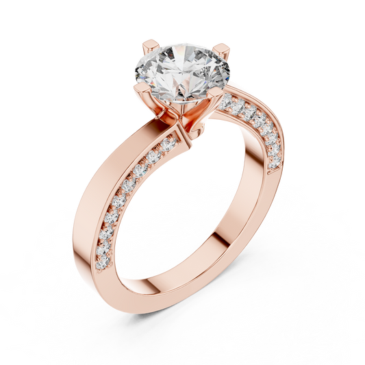 1.5Ct Modern Solitaire Sparkle Ring | Unique Silver Proposal Piece | USA Trending Proposal Jewelry