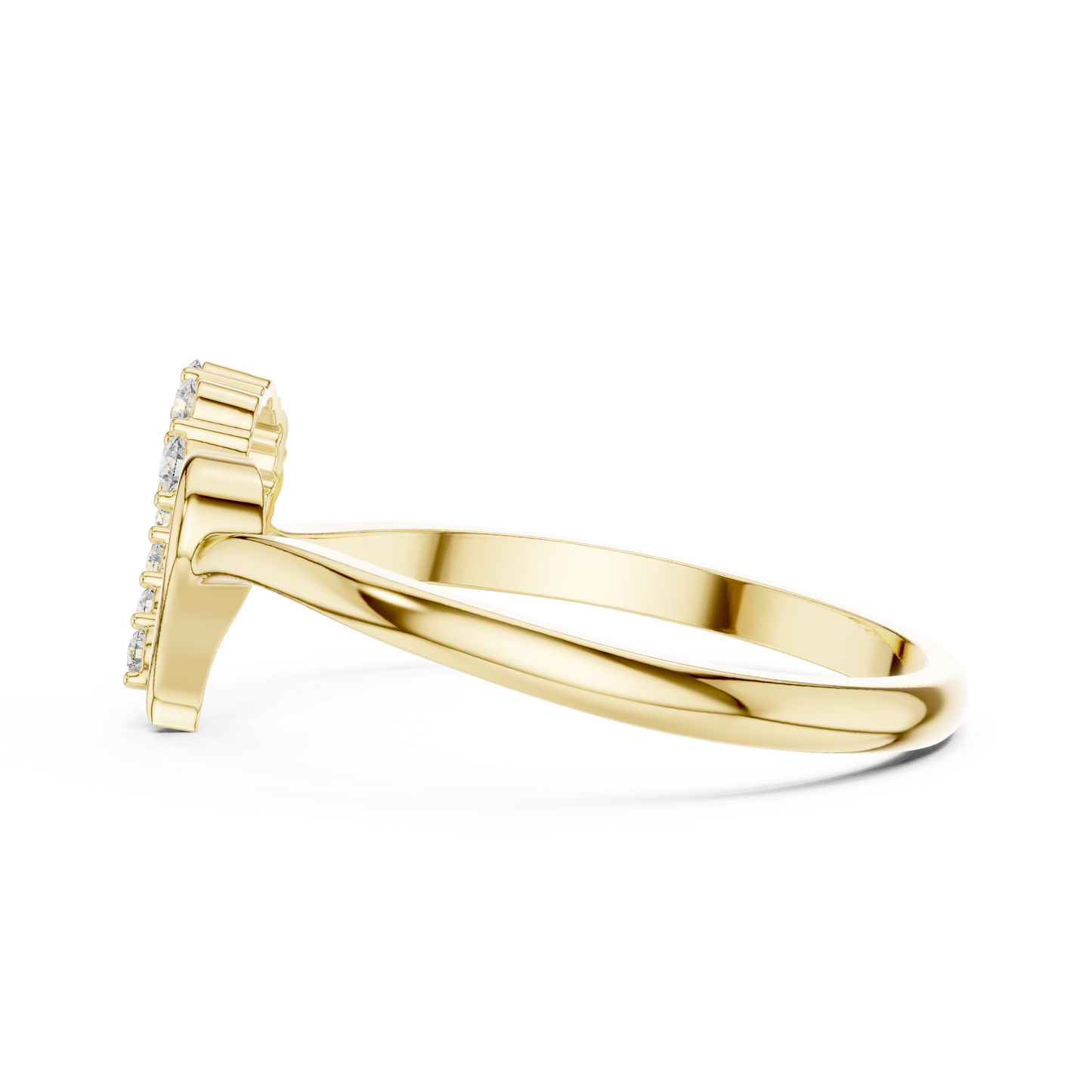 Sparkling Heart Shape Ring | Timeless Diamond Jewelry | Anniversary Gift For Her Love