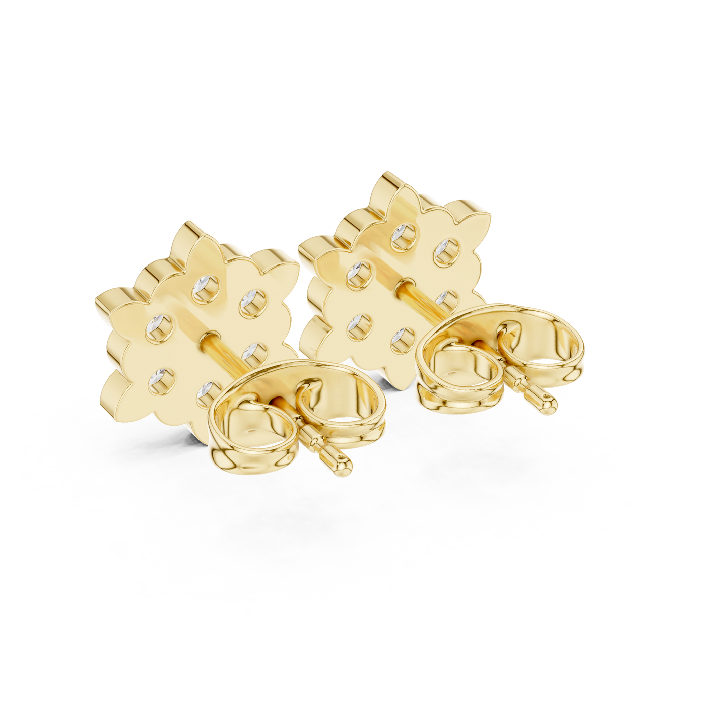 Aurelian Blossom Diamond Studs | Haute Joaillerie Floral Earrings | Museum Grade Ultra Luxury Creation