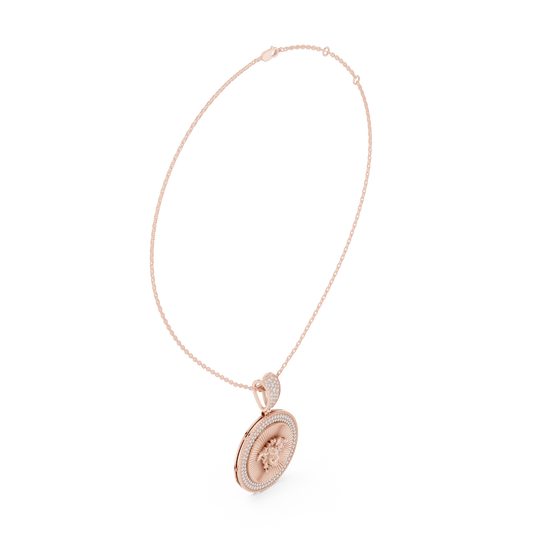 Medusa inspired pendant designed for leaders who wear confidence not trends