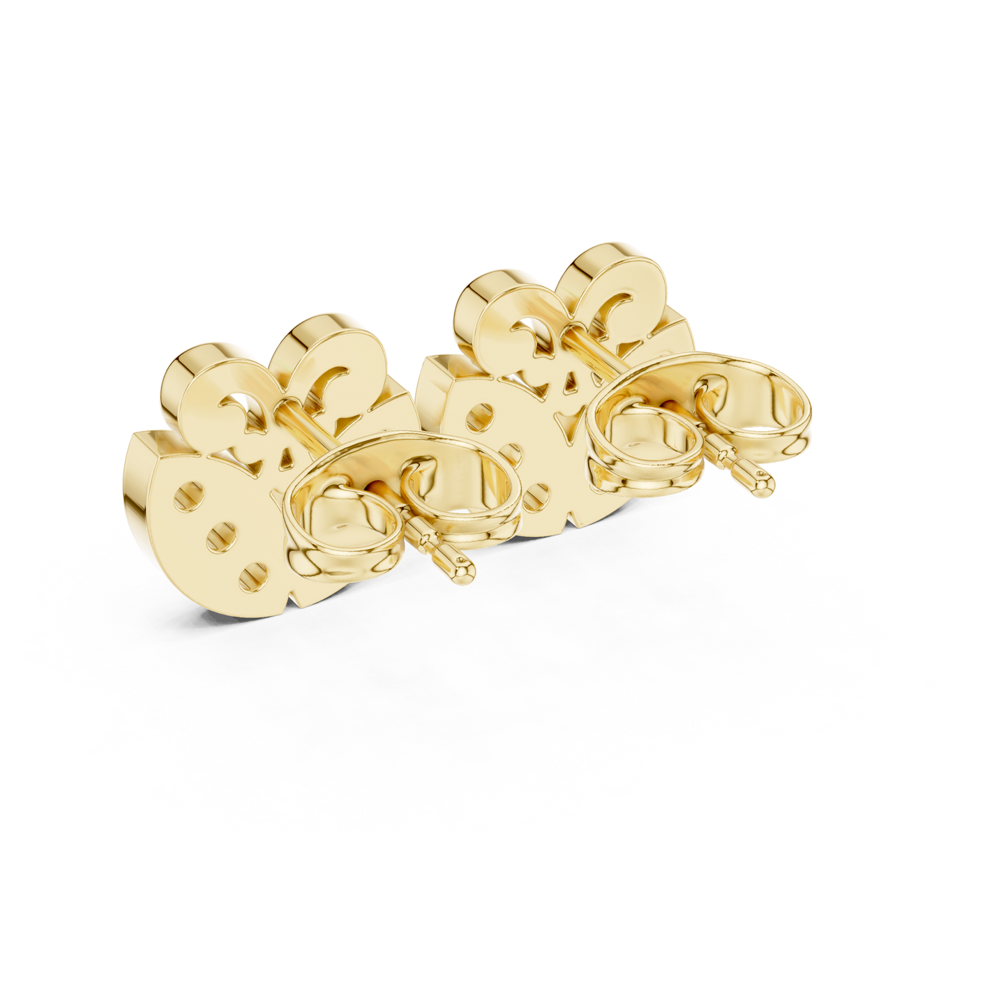 Moissanite Stud Earrings in Gold – Brilliant Sparkle Affordable Luxury Jewelry - Small Diamond Earrings for Women – Classic Gold Studs Everyday Wear