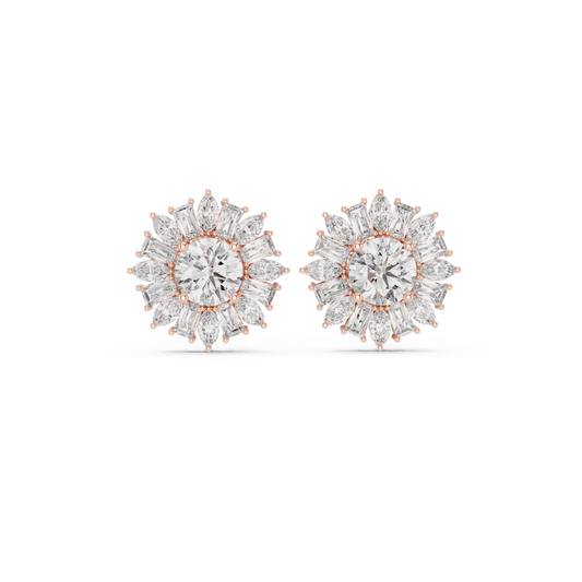 EclipsePetal Radiant Sphere • Photon Crown Halo • Solar Marquise Crystal Blossom Emitters