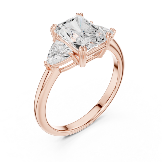 Timeless Luxury Engagement Ring Radiant Emerald Cut Design Luxury That Defines Your Forever