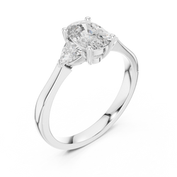 Detailed under gallery view revealing the structural integrity, smooth polishing, and CAD precision measurement of the collet setting holding 1.15 CT total diamond weight in solid gold or 925 sterling silver, ensuring lifetime comfort and durability for daily wear and special anniversary celebrations.