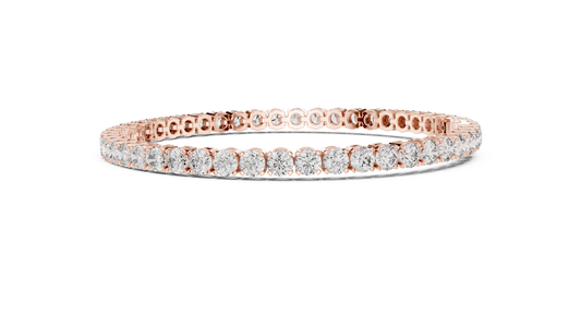 Ultra-luxury tennis bracelet crafted with brilliant Lab Grown diamonds. Available in yellow, rose & white gold for timeless elegance.