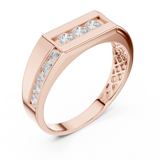 Unbreakable Style Diamond Ring - Power Luxury Perfect Balance - Crafted For Bold Souls