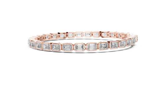 Elite Emerald Diamond - Tennis Bracelet Heirloom - Lab Grown Diamond Jewelry