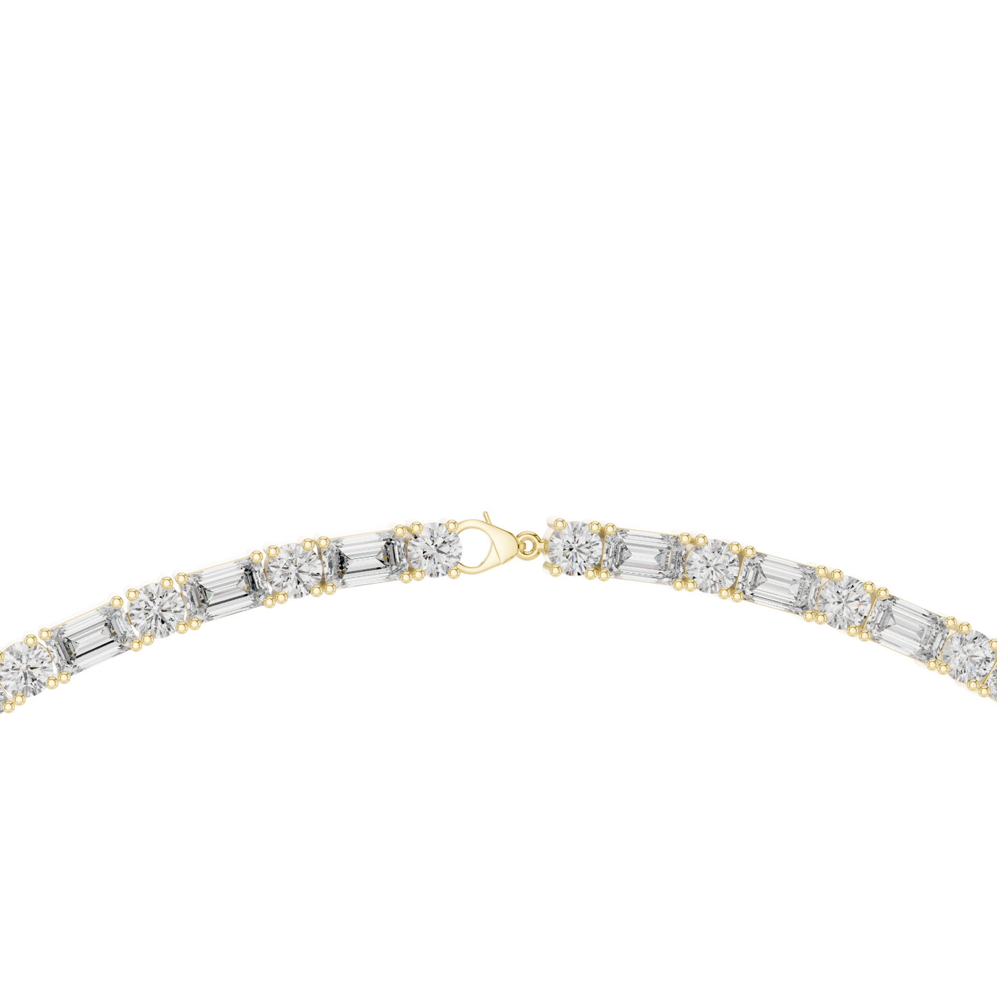 Luminous Sovereign Tennis Necklace | Diamond Precision Craft | Premium Bridal Fine Jewelry Masterpiece