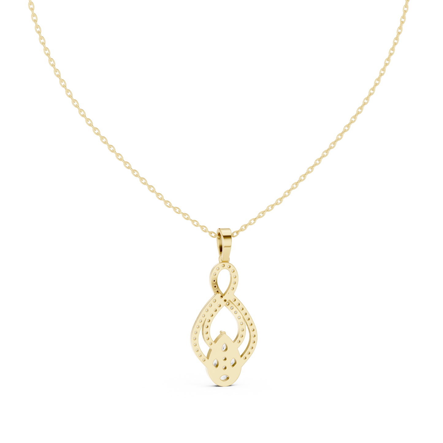 Unmatched brilliance royal charm | Elegant diamond necklace | Perfect symbol of eternal love