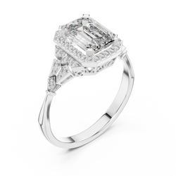 Luxury velvet ring gift box presentation for proposal