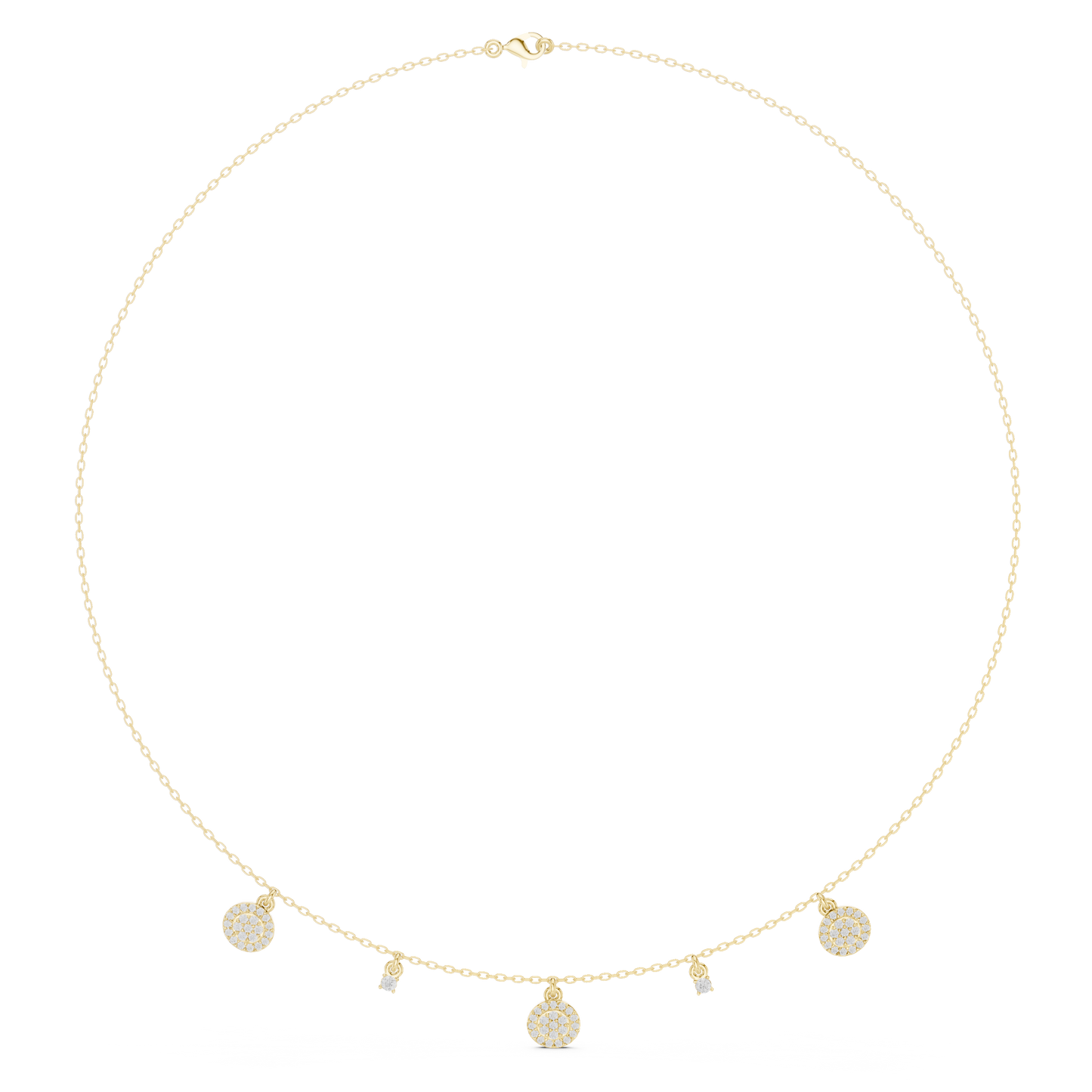 Regalia Spark Diamond | Delicate Drop Necklace | Exclusive Designer Gold Jewelry