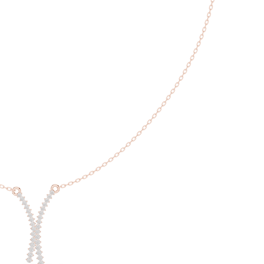 Serene Knot Diamond Pendant | Minimal Chain Artistic Jewelry | Luxury Present For Modern Souls
