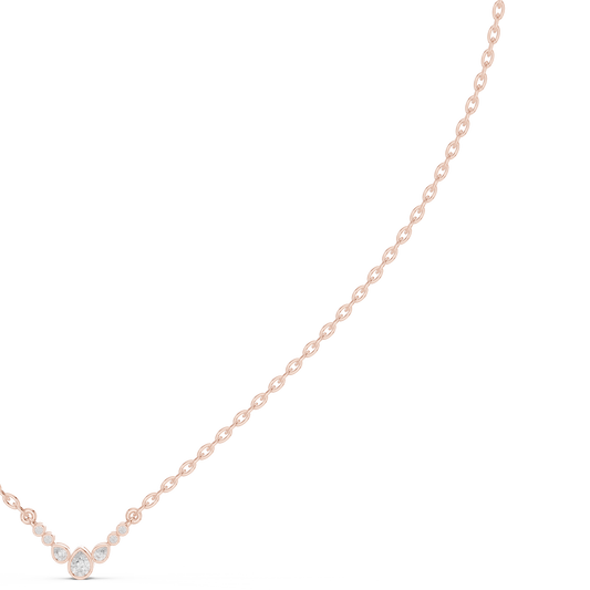 Golden glow necklace unfolds | subtle sophistication calm beauty | inspired 0by modern romantic sensibility