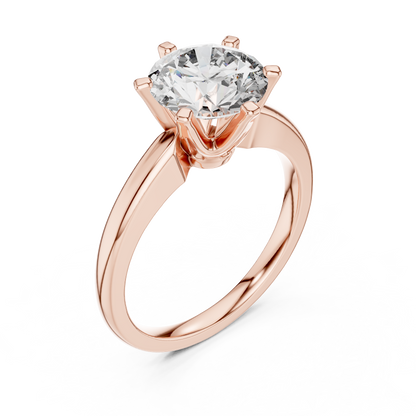 1.17Ct Elegant Solitaire Diamond Ring – Fine Gold Engagement Setting – Timeless Bridal Sparkle Beauty