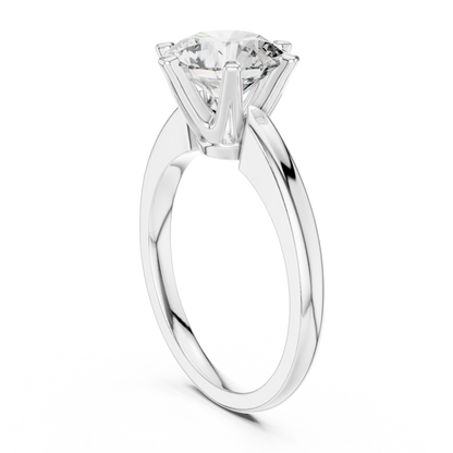 1.17Ct Elegant Solitaire Diamond Ring – Fine Gold Engagement Setting – Timeless Bridal Sparkle Beauty