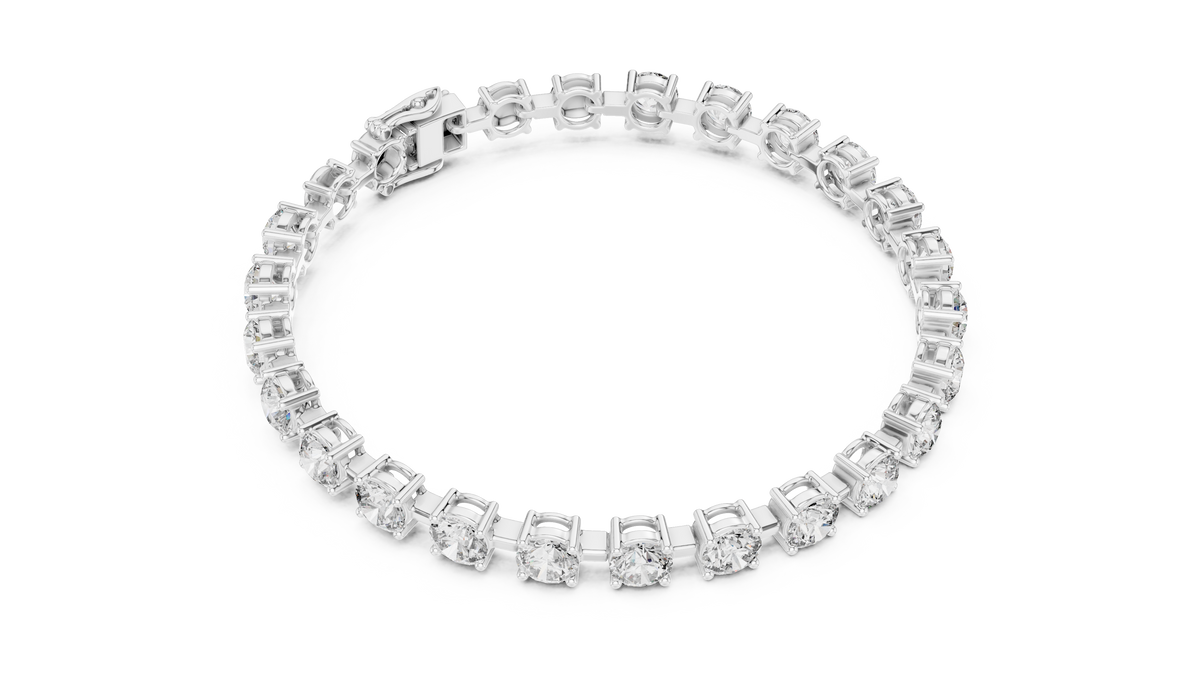 10.5 CTW Lab Diamond Tennis Bracelet Sunlight Sparkle