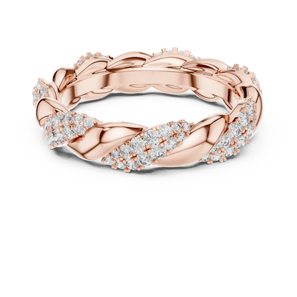 Twisted Silver Design , Dainty Stacking Style Ring , Anniversary Gift for Her, Unique Bridal Jewelry