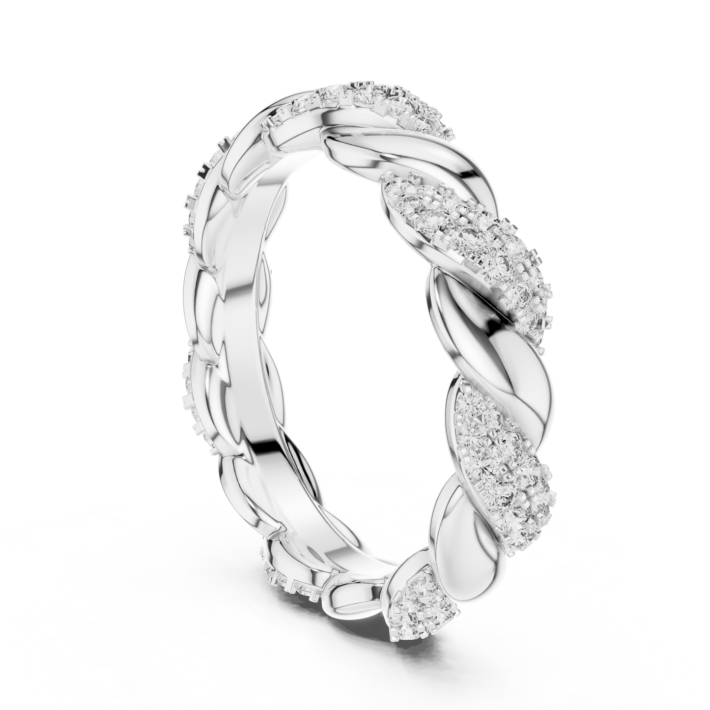 Twisted Silver Design , Dainty Stacking Style Ring , Anniversary Gift for Her, Unique Bridal Jewelry