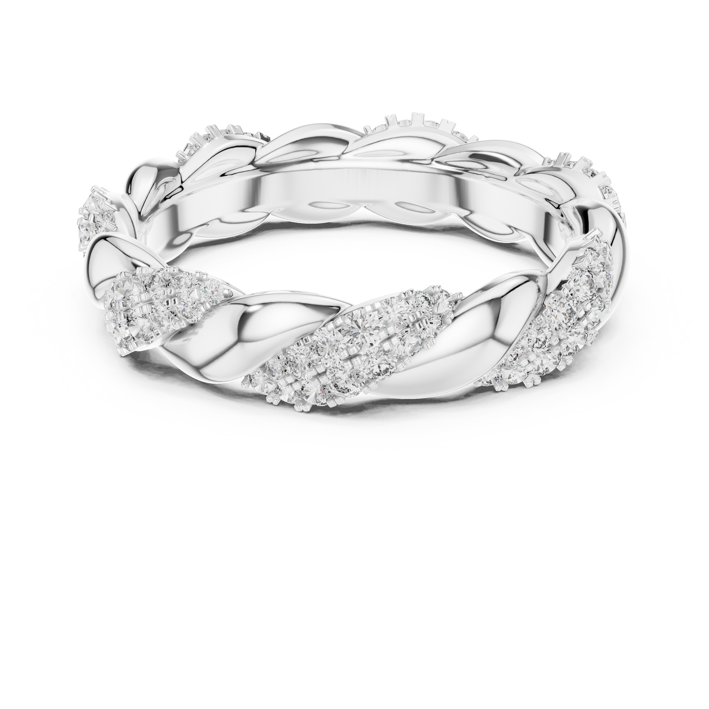 Twisted Silver Design , Dainty Stacking Style Ring , Anniversary Gift for Her, Unique Bridal Jewelry