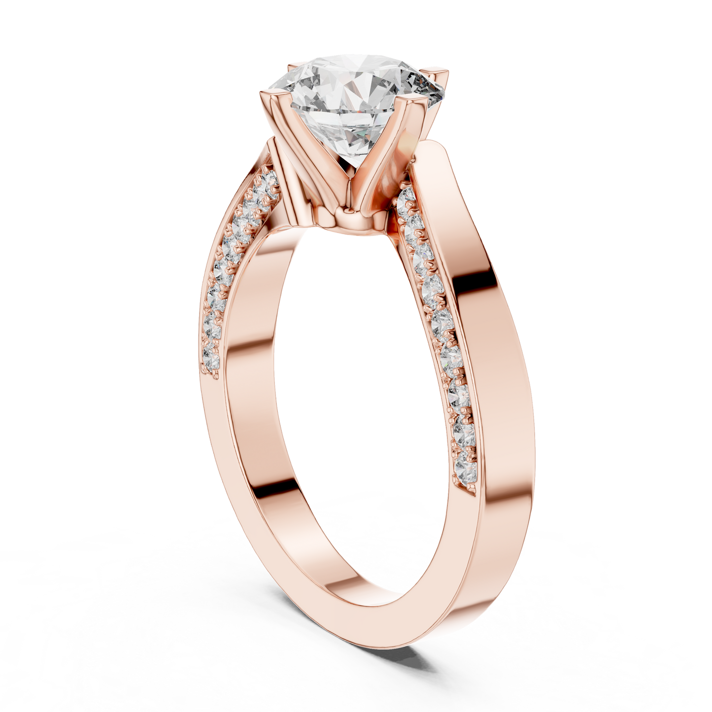 1.5Ct Modern Solitaire Sparkle Ring | Unique Gold Proposal Piece | USA Trending Proposal Jewelry