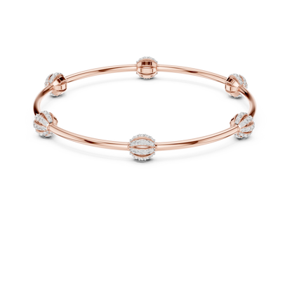 Sparkling Orbit Diamond Bangle Bracelet | Dainty Modern Stacking Bracelet | Minimalist Lux Gift for Her