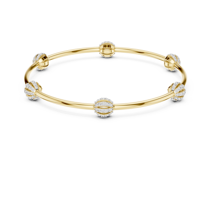 Sparkling Orbit Diamond Bangle Bracelet | Dainty Modern Stacking Bracelet | Minimalist Lux Gift for Her