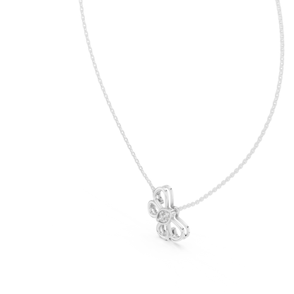 Nature Butterfly Necklace | Diamond Gold Pendant | Minimal Luxury Jewelry Everyday Wear