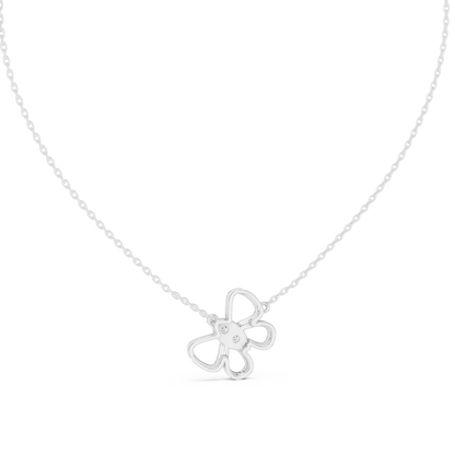 Nature Butterfly Necklace | Diamond Gold Pendant | Minimal Luxury Jewelry Everyday Wear