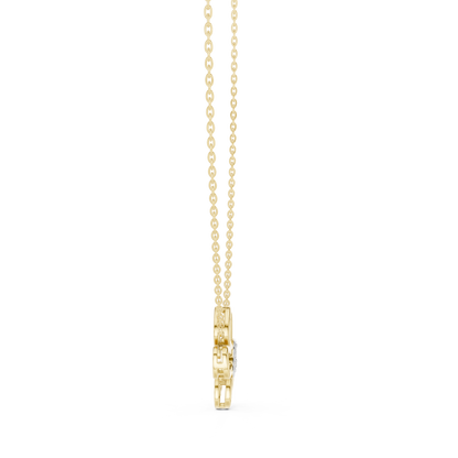 Nature Butterfly Necklace | Diamond Gold Pendant | Minimal Luxury Jewelry Everyday Wear