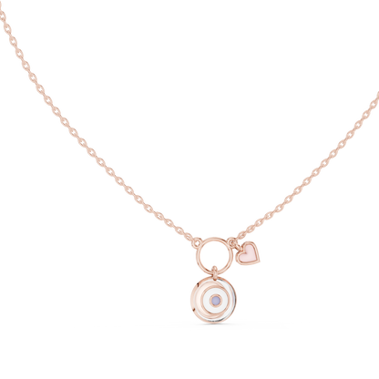 Ethereal Love Talisman Heart Pendant Necklace Modern Spiritual Protection Jewelry