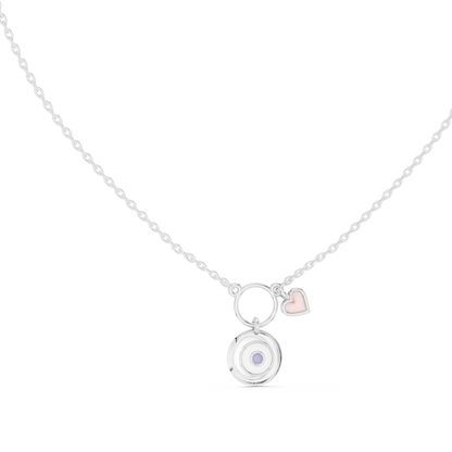 Ethereal Love Talisman Heart Pendant Necklace Modern Spiritual Protection Jewelry