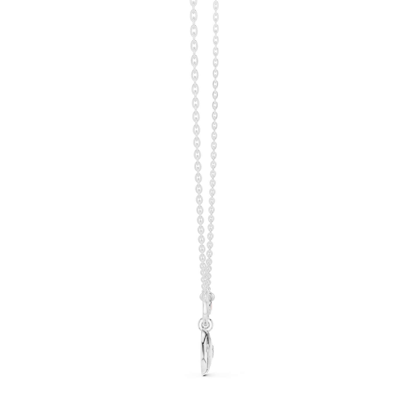 Ethereal Love Talisman Heart Pendant Necklace Modern Spiritual Protection Jewelry