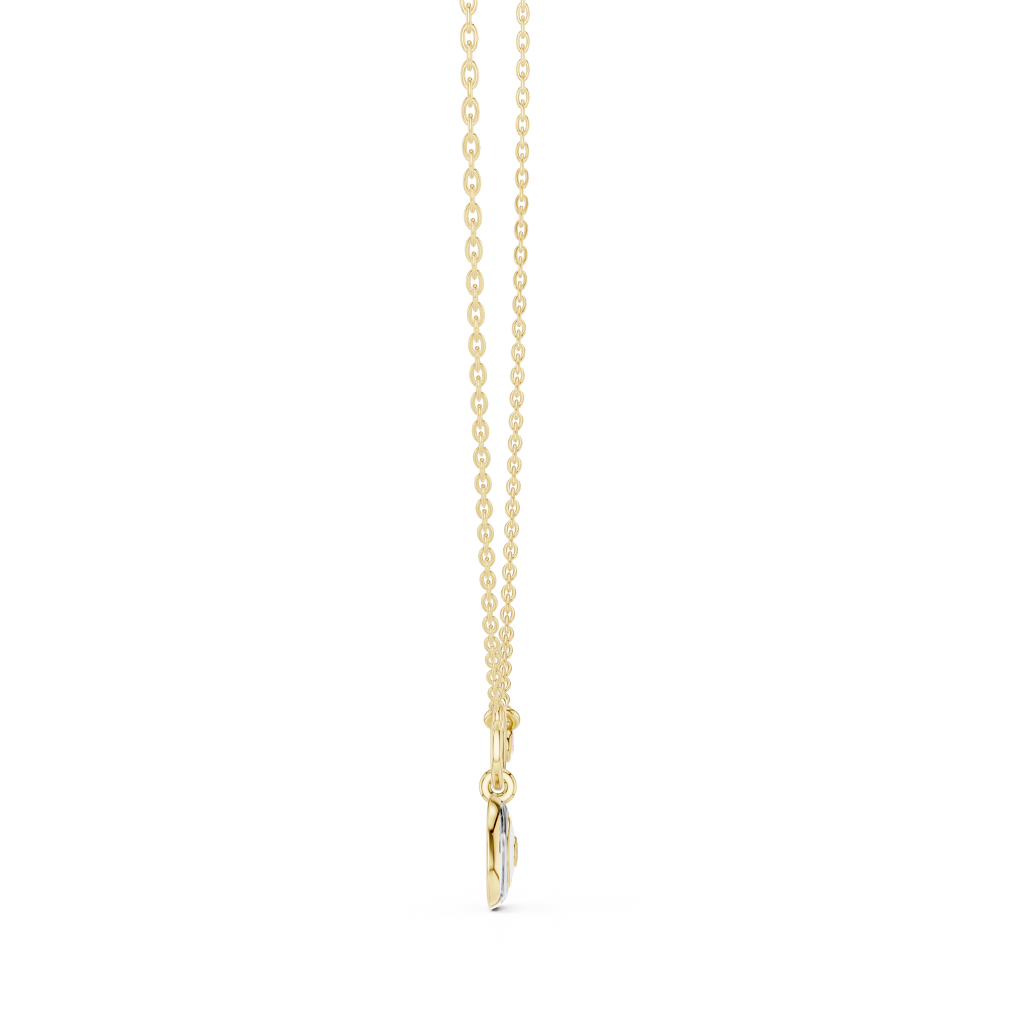 Ethereal Love Talisman Heart Pendant Necklace Modern Spiritual Protection Jewelry