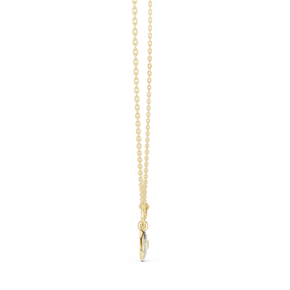 Ethereal Love Talisman Heart Pendant Necklace Modern Spiritual Protection Jewelry