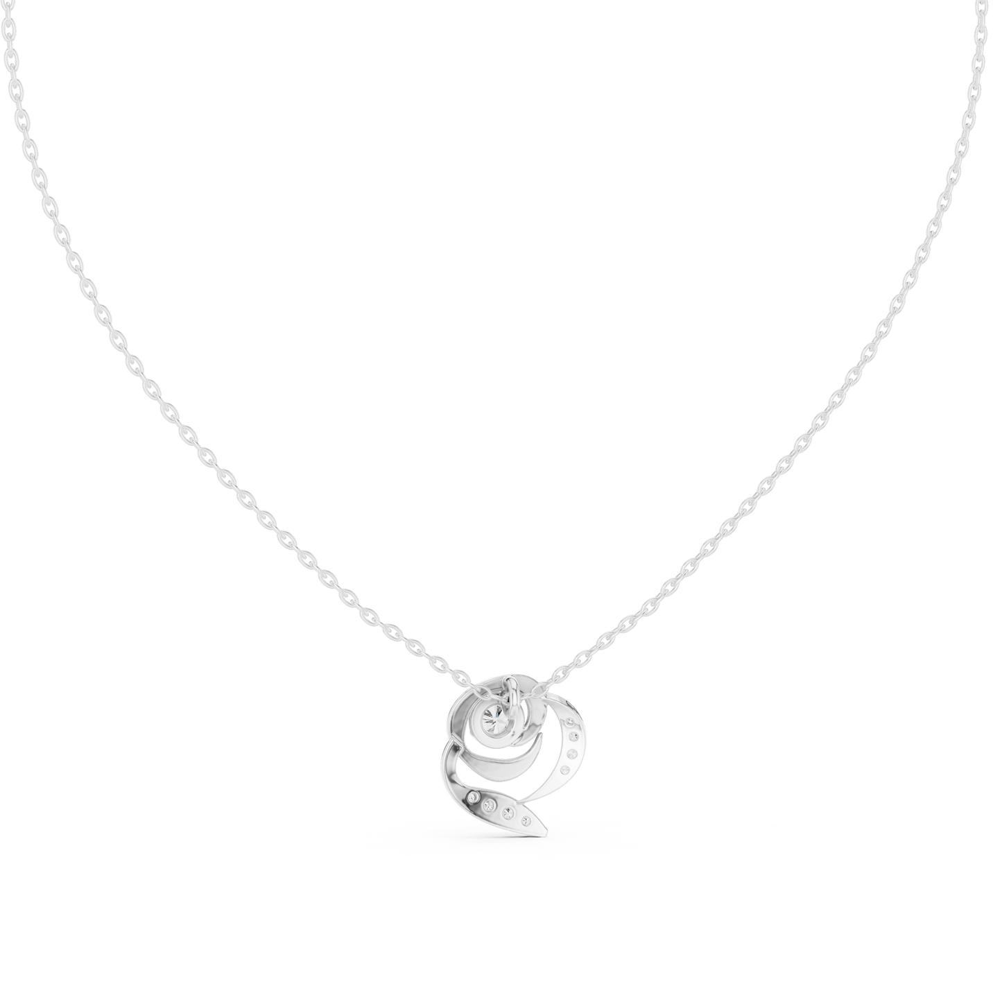 Royal Solitaire Diamond Pendant | Premium Gold Necklace | Statement Luxury Gift For Her