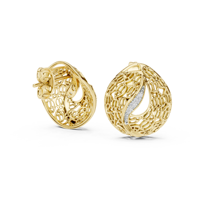 Crescentcore Petal Field – Giltwoven Prism Cradle – Diamond Lines Shape Luminant Motion