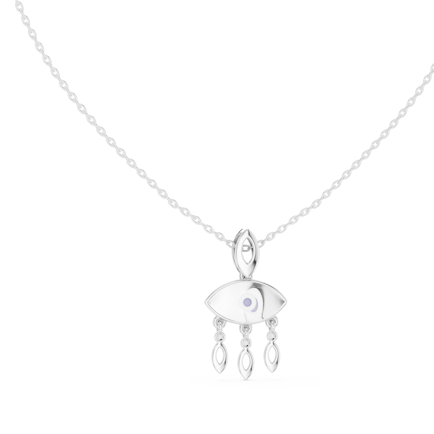 Evil Eye Charm Necklace Handcrafted Gold Protection Jewelry Elegant Nazar Gift For Her