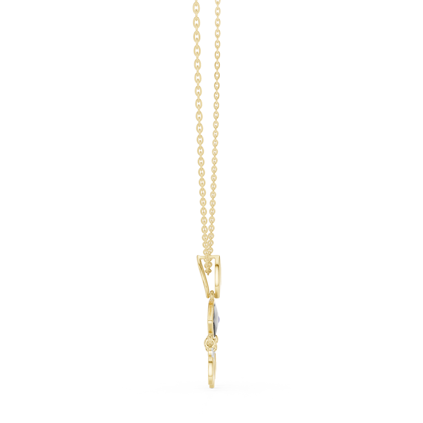 Evil Eye Charm Necklace Handcrafted Gold Protection Jewelry Elegant Nazar Gift For Her