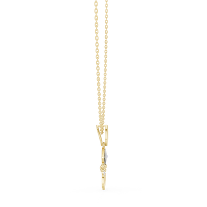 Evil Eye Charm Necklace Handcrafted Gold Protection Jewelry Elegant Nazar Gift For Her