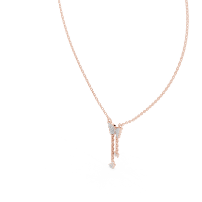 Butterfly Pendant Necklace | Luxury Artisan Jewelry | Rare Handmade Style Necklace Gift