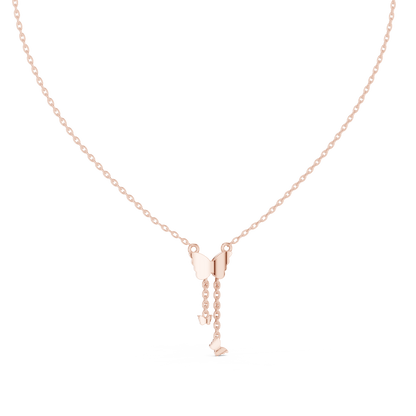 Butterfly Pendant Necklace | Luxury Artisan Jewelry | Rare Handmade Style Necklace Gift