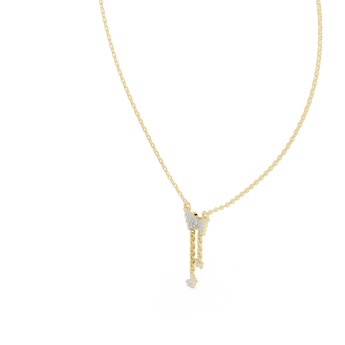 Butterfly Pendant Necklace | Luxury Artisan Jewelry | Rare Handmade Style Necklace Gift