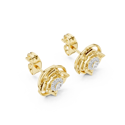 Lunaaris Gridflare Diamond Sparks - Vortéllion HaloLattice Shimmerset - Gift For Her