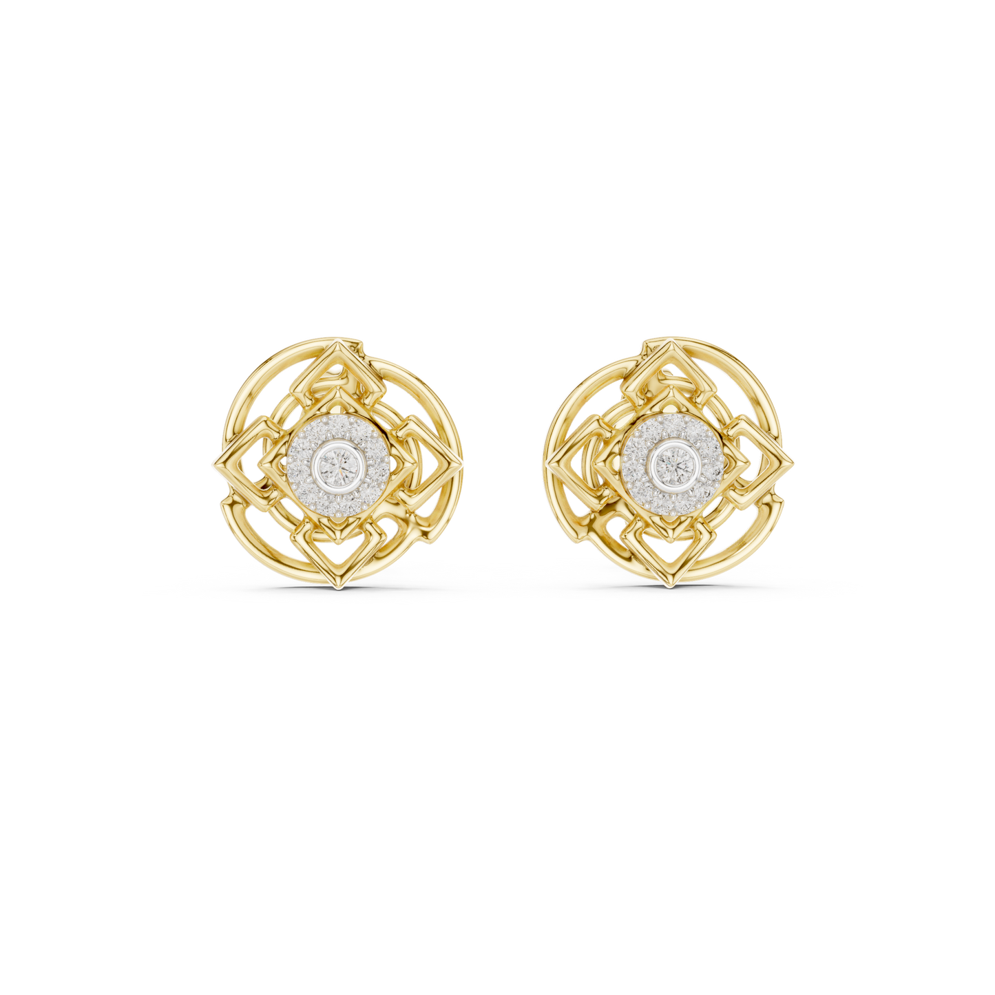 Lunaaris Gridflare Diamond Sparks - Vortéllion HaloLattice Shimmerset - Gift For Her