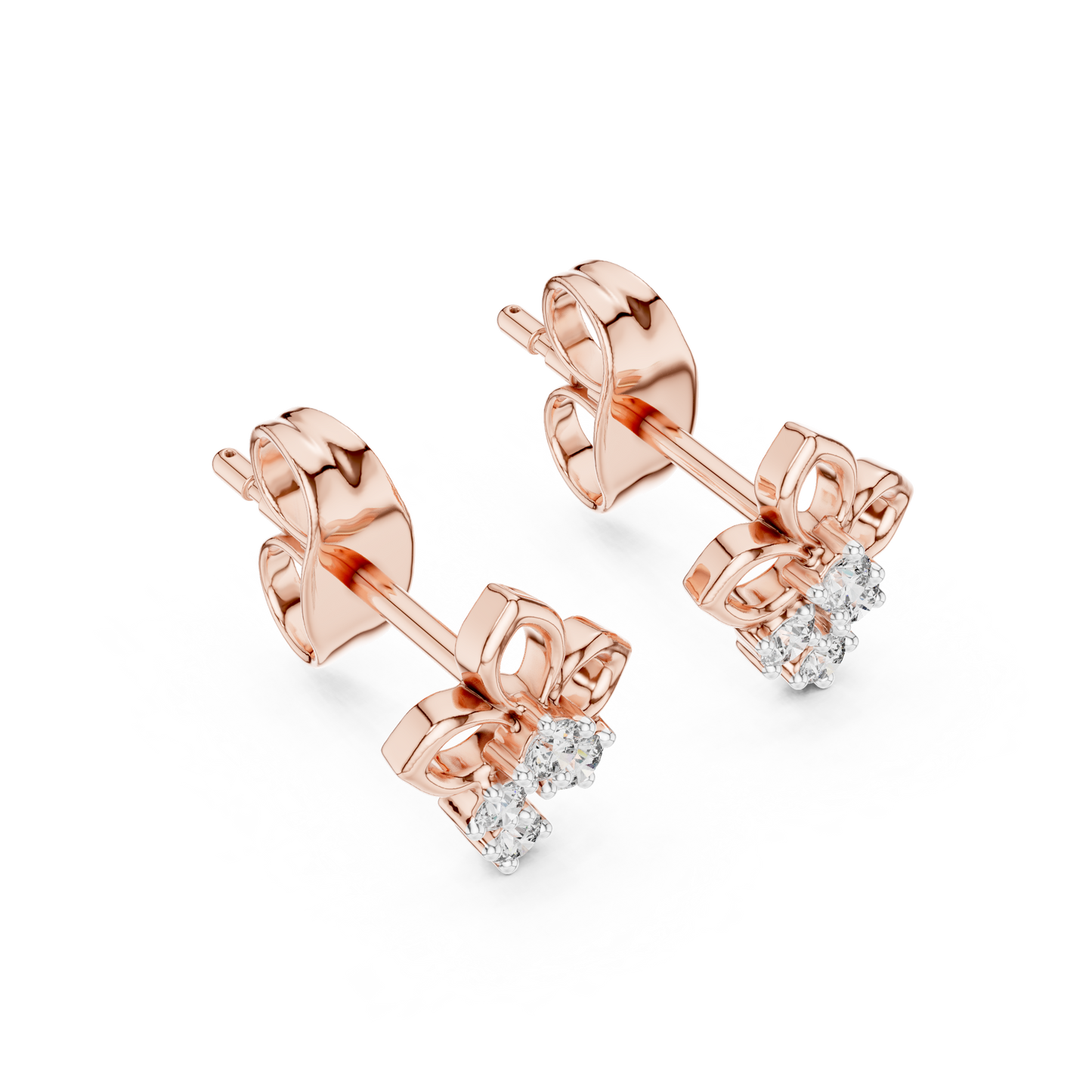 Prime Estate Diamond Floral Studs | High-Value Jewelry | Estate-Inspired Diamond Floral Studs | Heirloom Craftsmanship