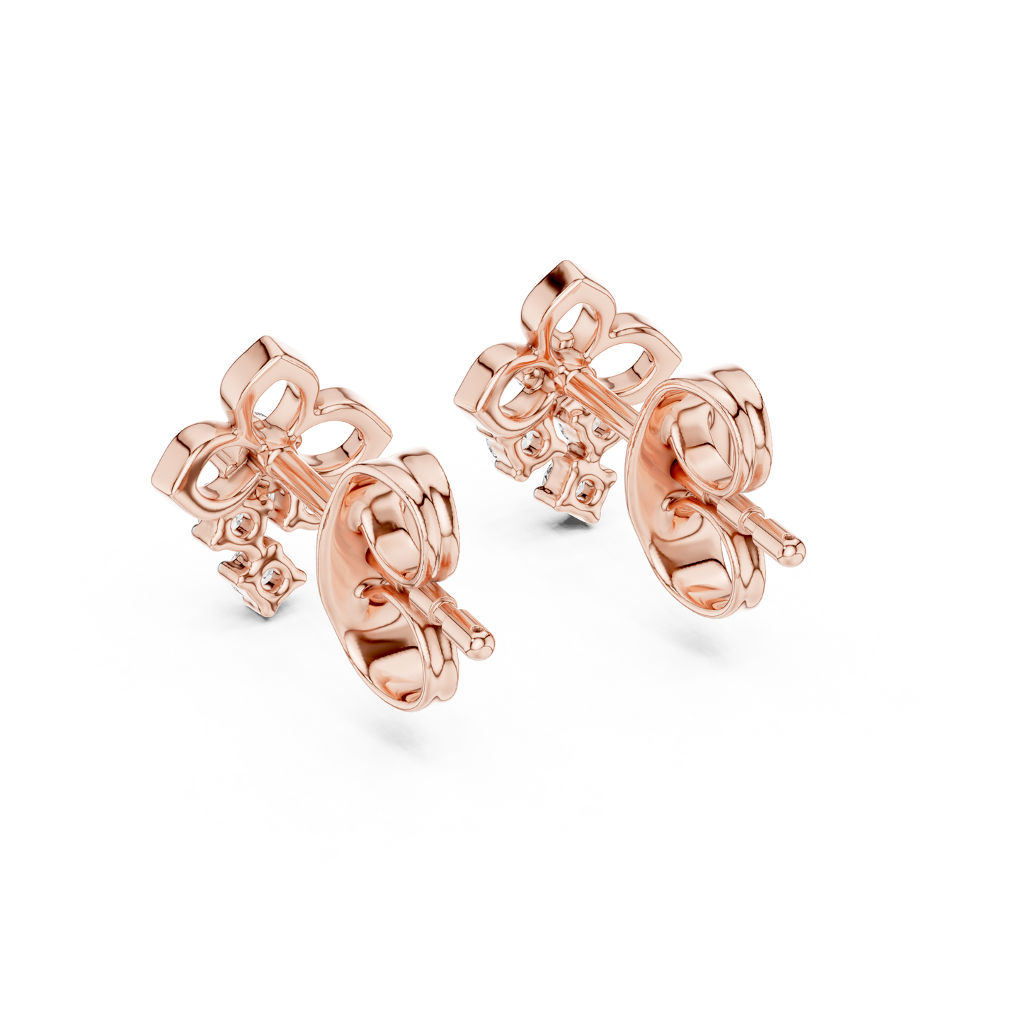 Prime Estate Diamond Floral Studs | High-Value Jewelry | Estate-Inspired Diamond Floral Studs | Heirloom Craftsmanship