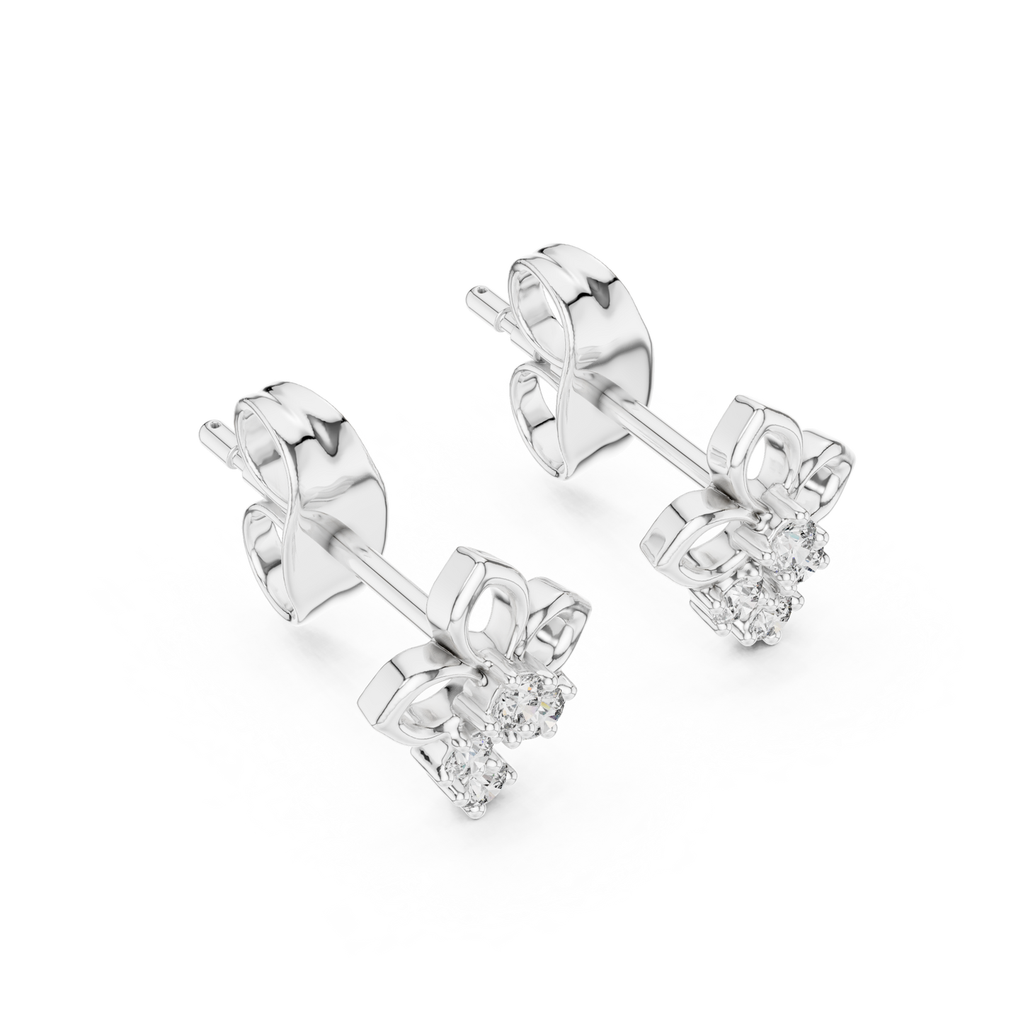 Prime Estate Diamond Floral Studs | High-Value Jewelry | Estate-Inspired Diamond Floral Studs | Heirloom Craftsmanship