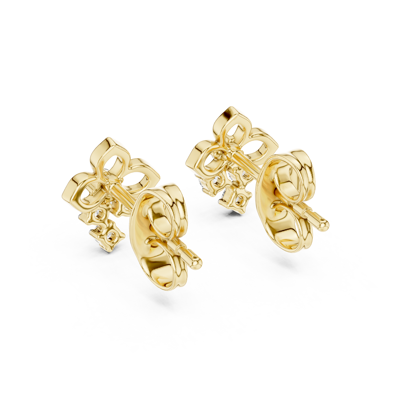 Prime Estate Diamond Floral Studs | High-Value Jewelry | Estate-Inspired Diamond Floral Studs | Heirloom Craftsmanship