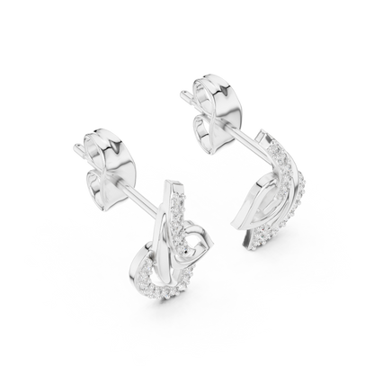 Silent Helix Ray - Eternal Knot Bloom - Brilliance Curves Through Fluid Light - Gift For Her